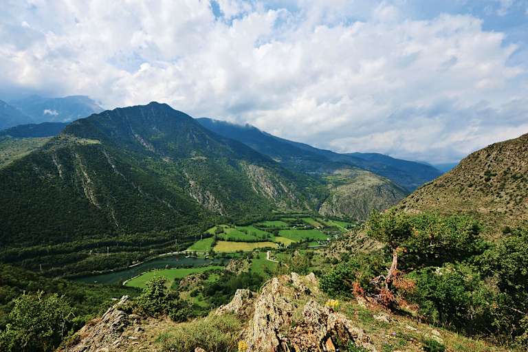 Etappe 15 der Pyrenäen-Durchquerung: Blick ins spanische Vall d’Àneu