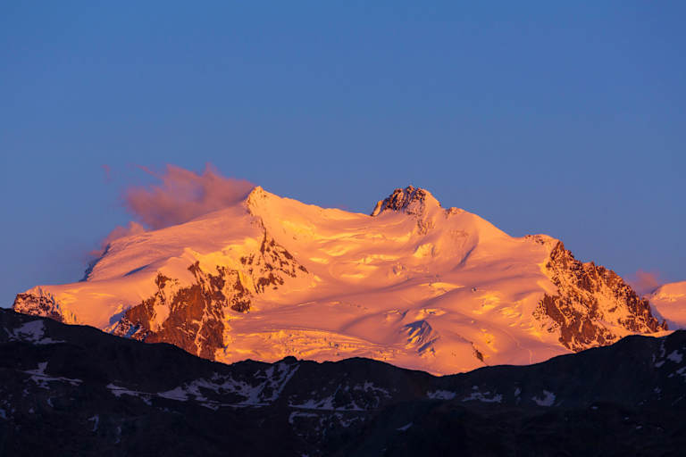 Schweiz: Dufourspitze in den Walliser Alpen