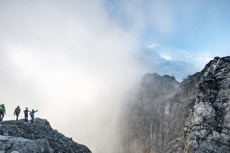 4 Teilnehmer und 3 Gipfel in 3 Tagen: Die Dynafit Mountopia Challenge