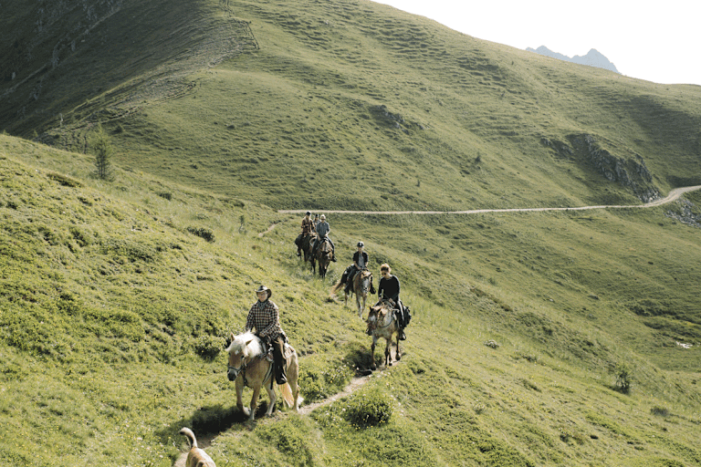 Hoch zu Ross auf den Golzentipp im Lesachtal