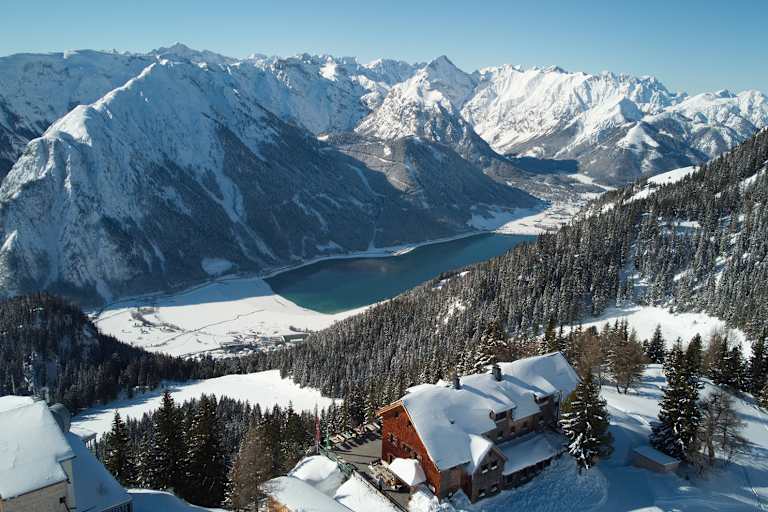 Erfurter Hütte ,Achensee, Rofanseilbahn