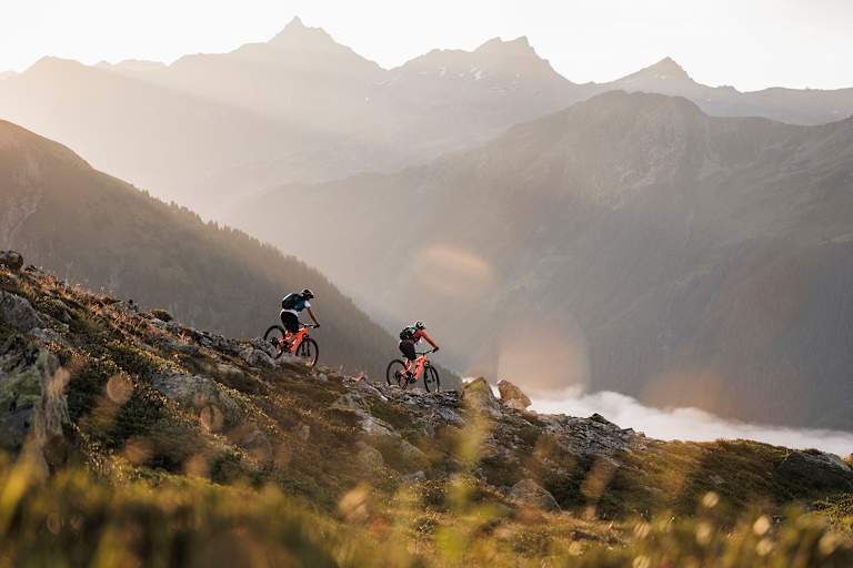 Ischgl zeigt sich als abenteuerliches Bike-Paradise.