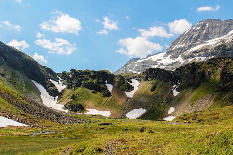 Auf alten Saumpfaden über den Felber Tauern: Am Nassfeld in Osttirol