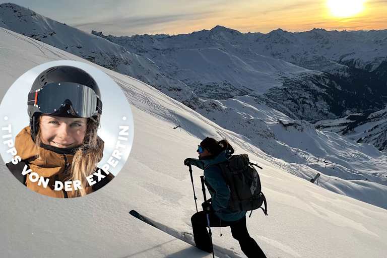 Nina Gigele am Arlberg