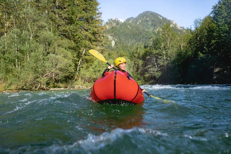 Packrafting auf der Salza