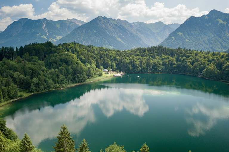 Der Freibergsee - Deutschlands höchstgelegener Badesee