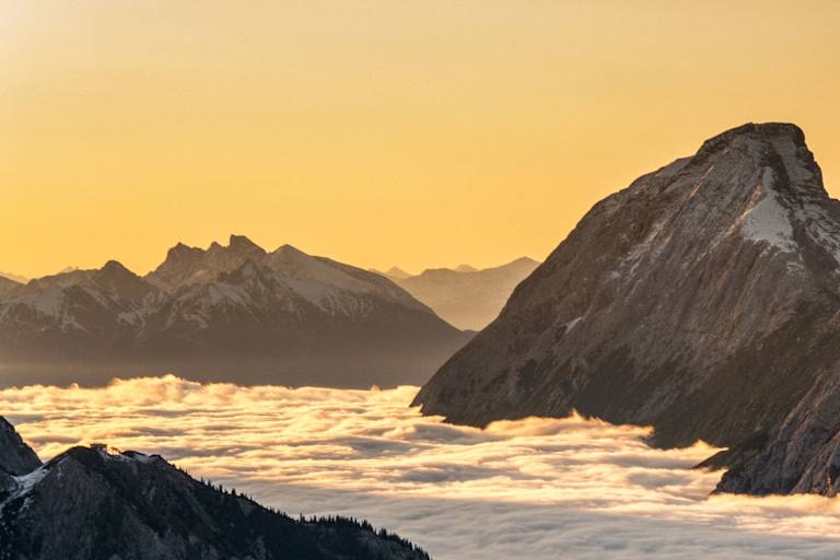 Sonnenaufgang im Gaistal in Tirol