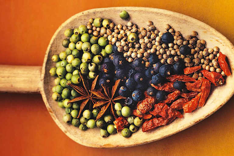 Gewürzschaufel: Kräuter und Gewürze für den Winter