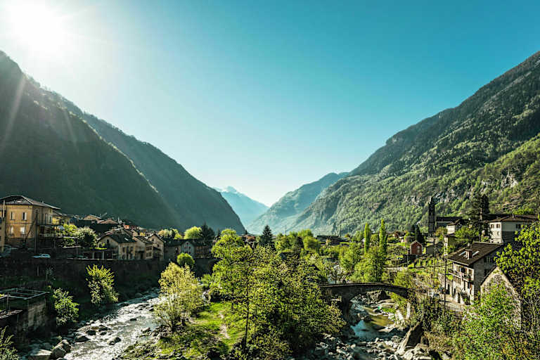 Giornico im Tessin
