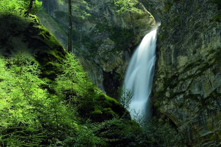 Der Gößnitzfall im Kärntner Teil des Nationalparks Hohe Tauern