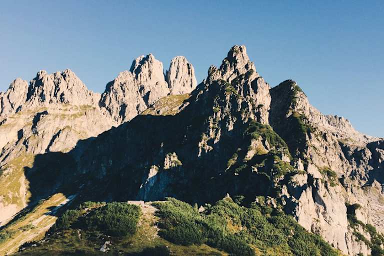 Dachsteingebirge: Gosaukamm an der Grenze von Salzburg zu Oberösterreich