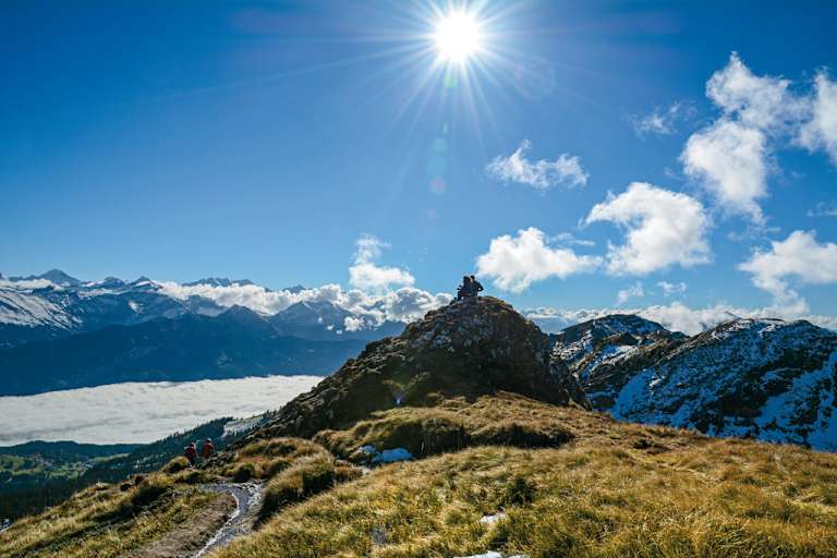 Güggisgrat: Niederhorn in der Schweiz