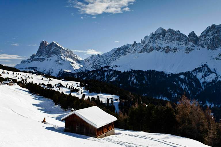 Lüsner Berge in Südtirol: Aufstieg auf den Großen Gabler in den Dolomiten