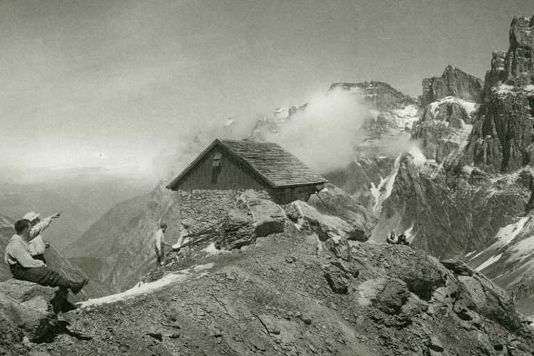 Grünhornhütte historisch