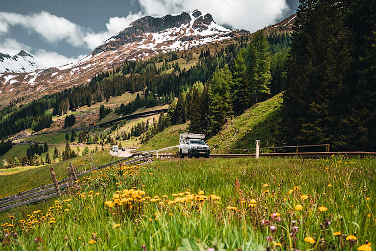 Felbertauernstraße, Bergkulisse
