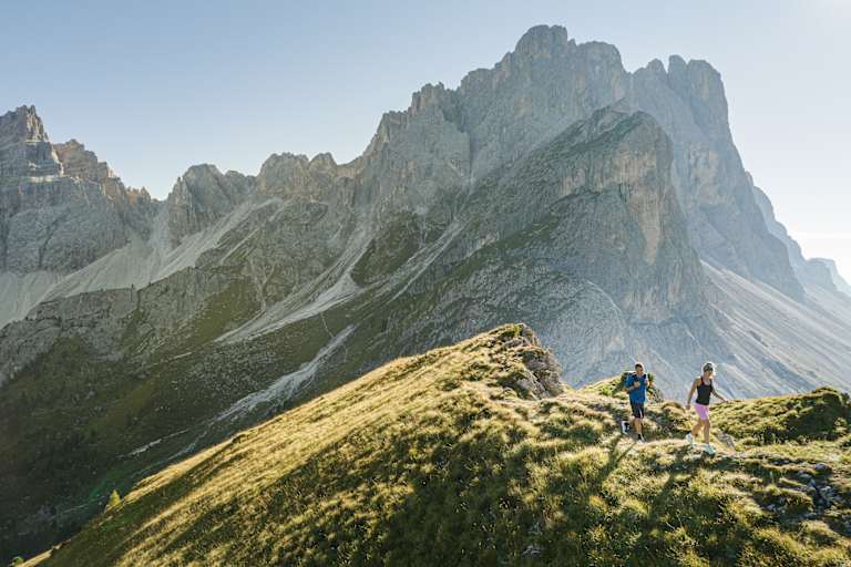Unterwegs auf einer der Rondas durch die Dolomiten.