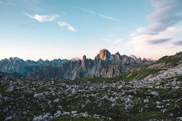 Bergplateau in den Alpen