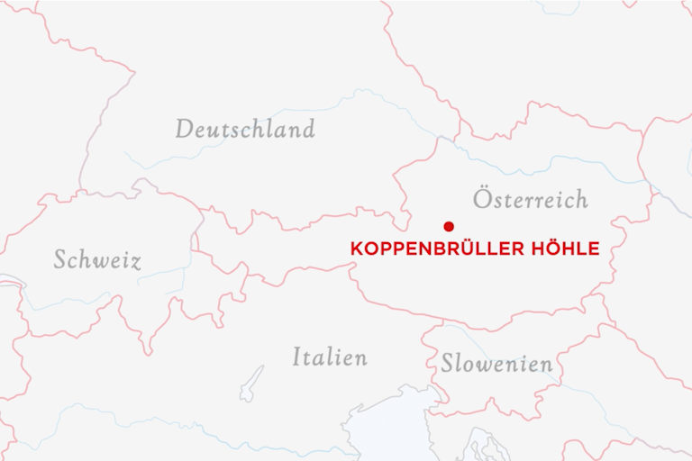 Landkarte Koppenbrüllerhöhle