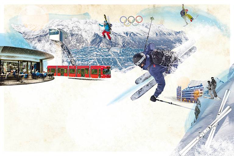 Illustration Bergwelten Mein Wochenende