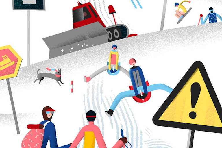 Quiz Pistenregeln FIS Bergwelten