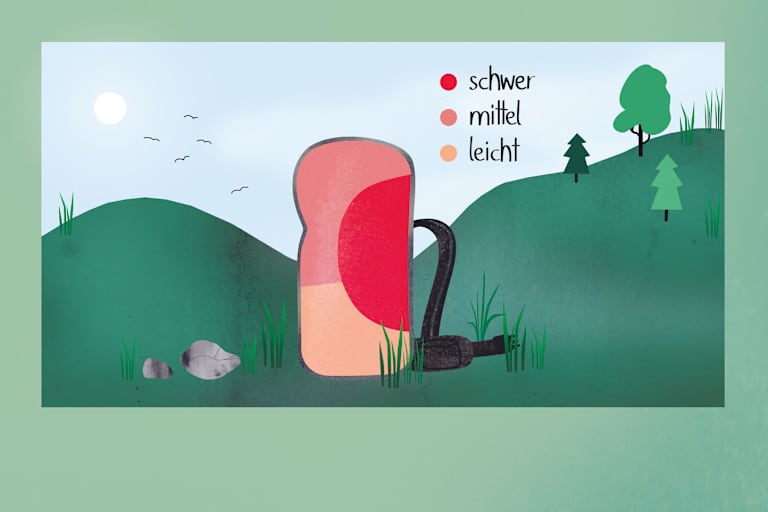 Illustration: Weitwandern