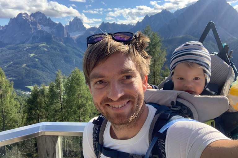 Julian Paschinger mit Sohn Tobias