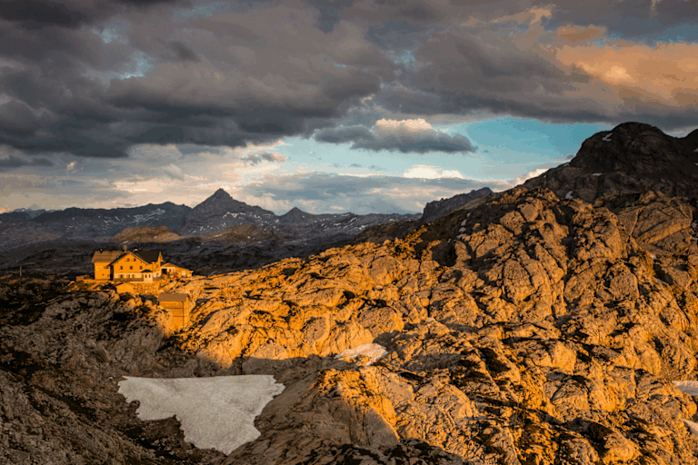 Ingolstädter Haus in den Berchtesgadener Alpen in Salzburg