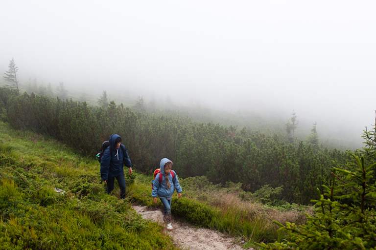 Wandern mit Kindern Wetter