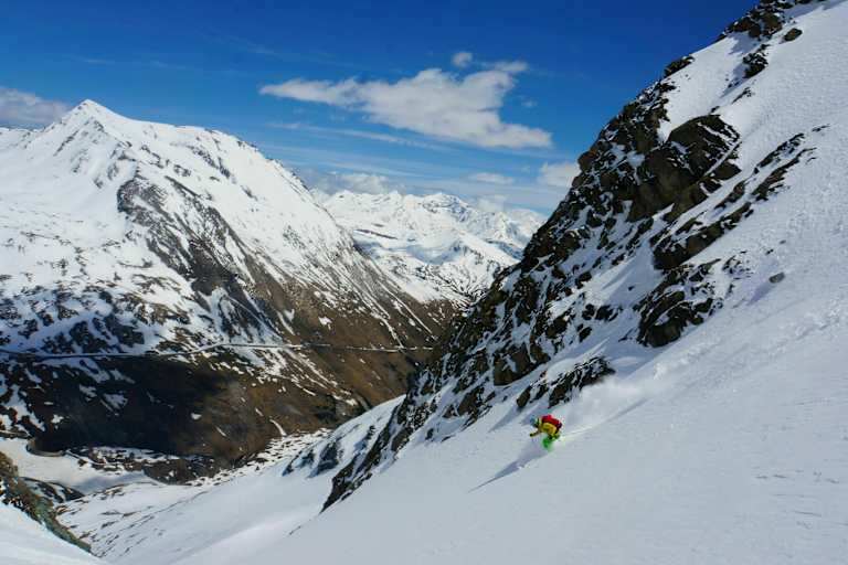 Freeriden am Schwerteck in Kärnten