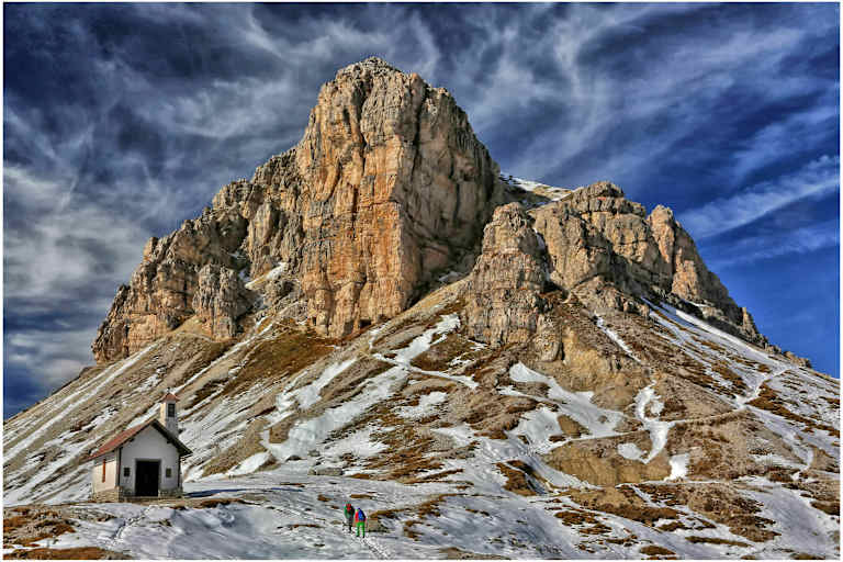 Toblinger Knoten bei den Drei Zinnen