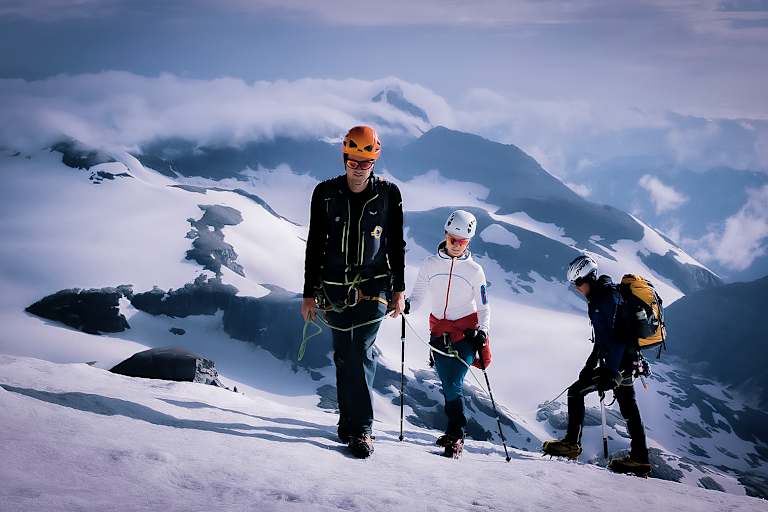 Unterwegs auf den Großglockner im Nationalpark Hohe Tauern