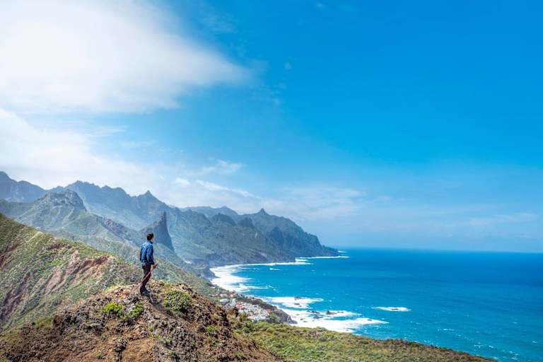 Blick über die Nordküste Teneriffas