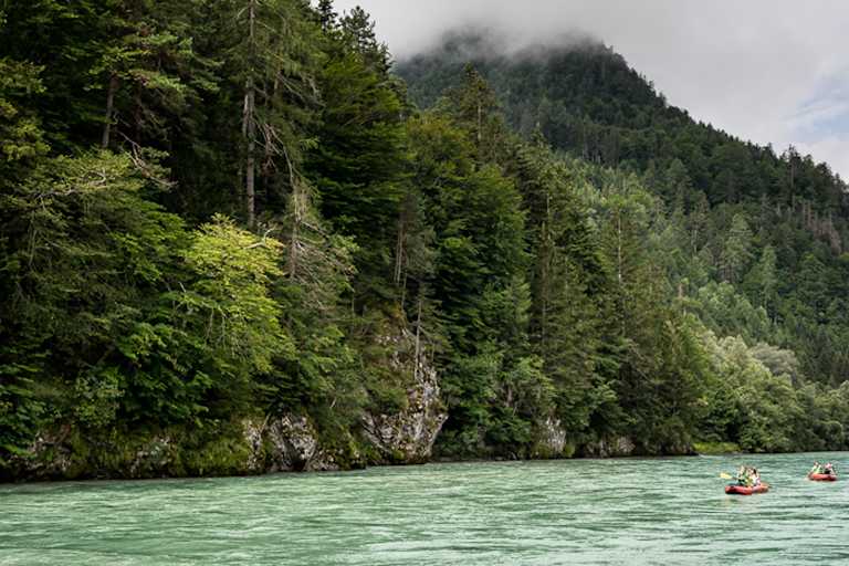 Kanuwandern an der Drau  
