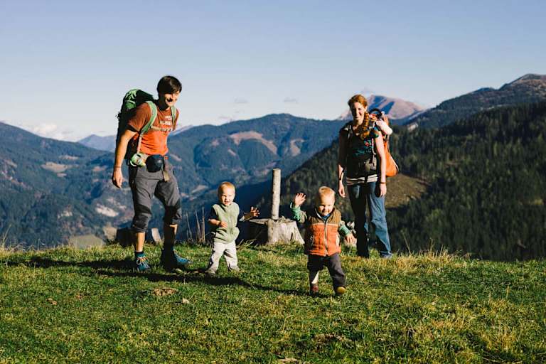 Kinder am Berg: Wandern mit der Familie