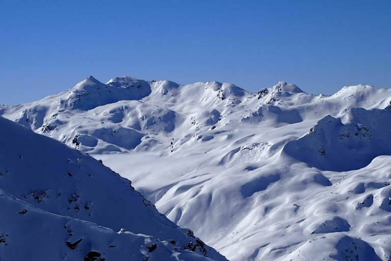 Blick in die Kitzbüheler Alpen rund um Hopfgarten im Brixental in Tirol