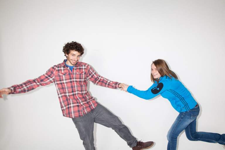 Barbara Zangerl und Jacopo Larcher