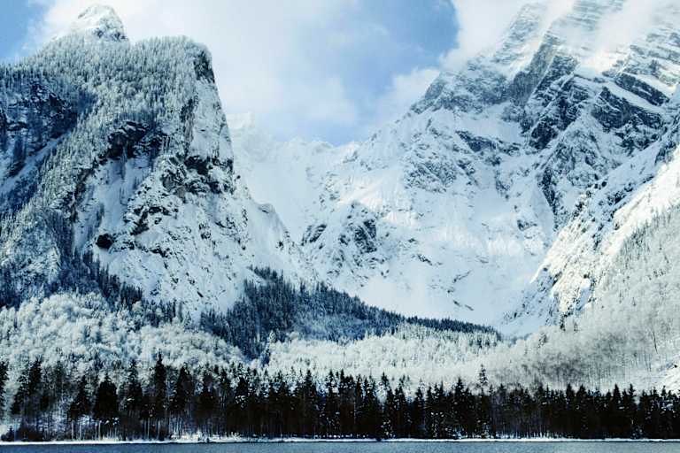 Königssee im Berchtesgadener Land in Bayern
