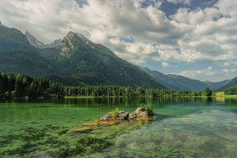 Kraftplatz am Hintersee bei Ramsau