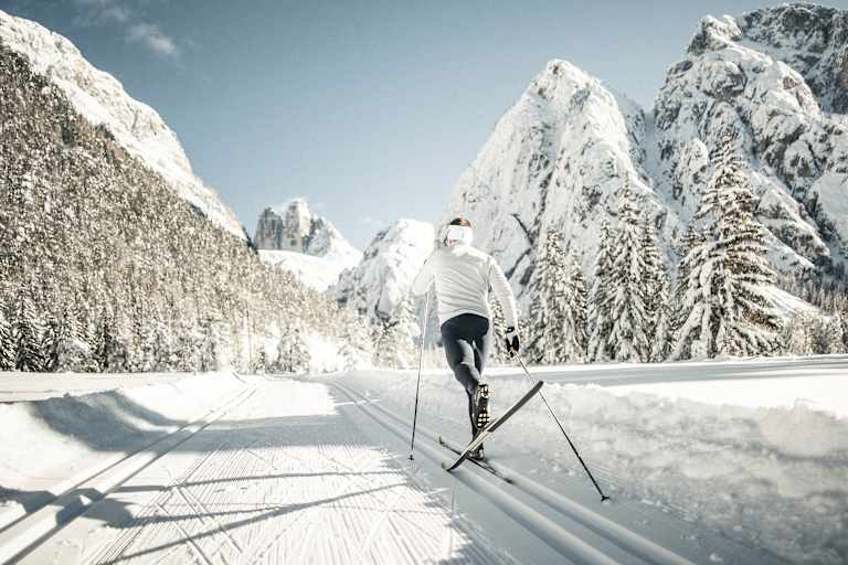 Langlaufen bei Toblach