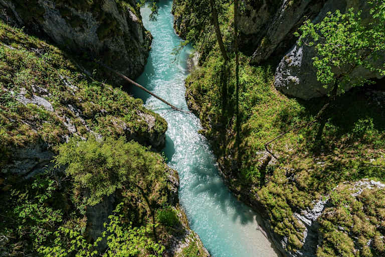 Leutaschklamm zwischen Bayern und Tirol