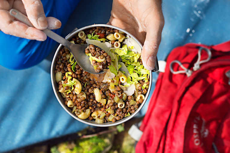 Outdoor-Linseneintopf