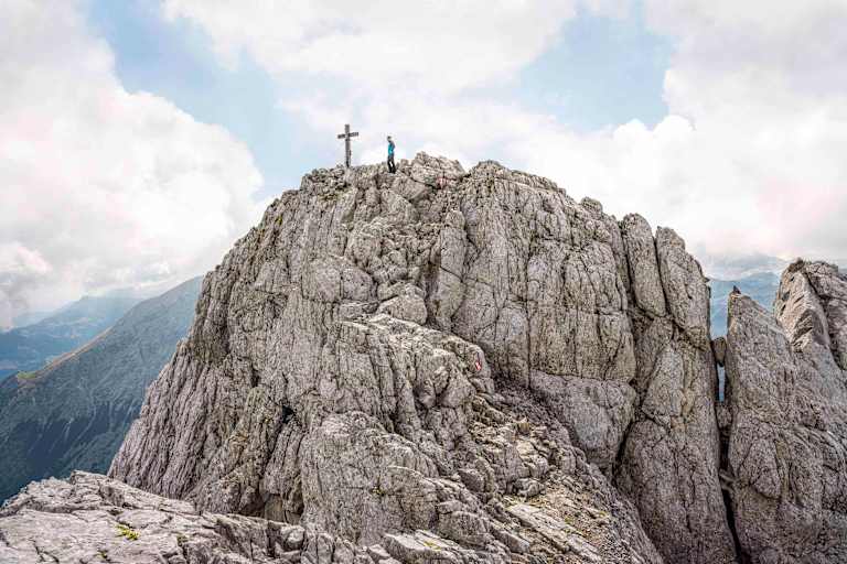 Am Gipfel des Hochkalter
