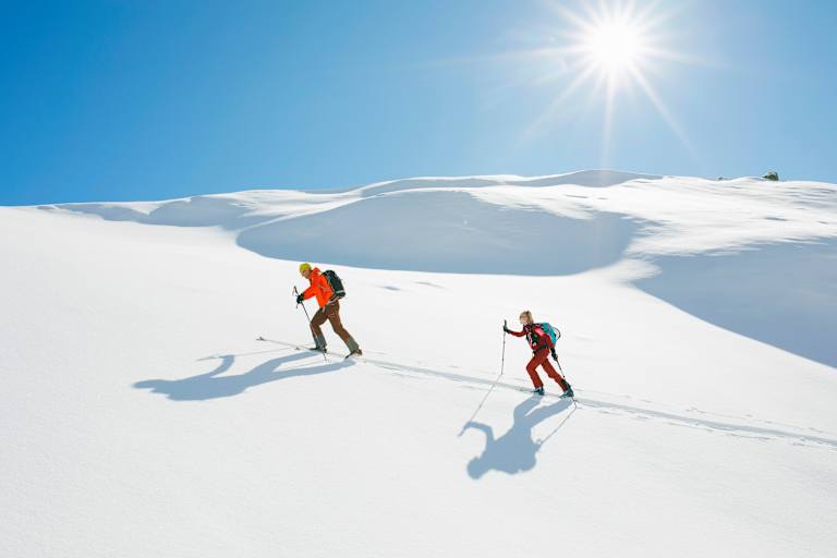 Mit Tourenski im Passiertal