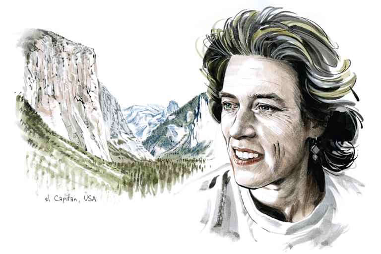 Lynn Hill und der El Capitan mit der „befreiten“ Nose