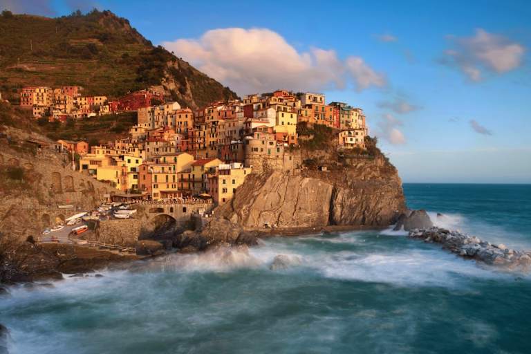 Manarola in der Provinz La Spezia in Ligurien