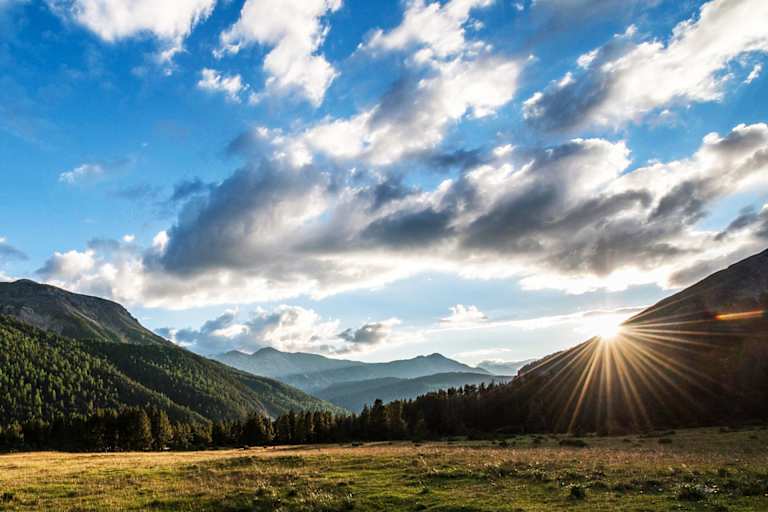Wandern im Schweizerischen Nationalpark im Kanton Graubünden