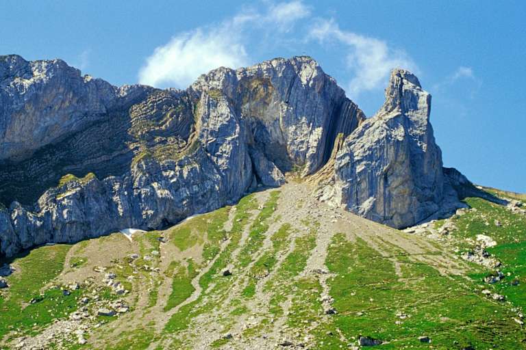 Blick vom Matthorn zum Pilatus in der Schweiz