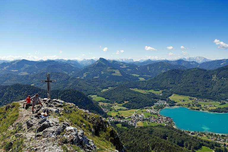 Salzkammergut Mehrtageswanderweg: Frauenkopf mit Blick auf Fuschlsee