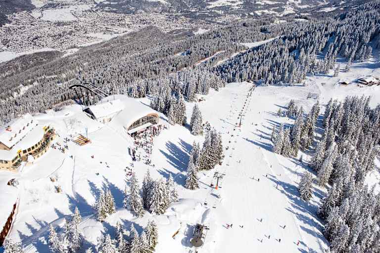 Das Kreuzeckhaus (1.652 m) in Bayern
