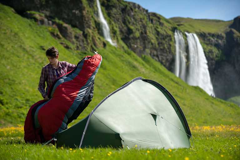 Schlafsack Campen Island